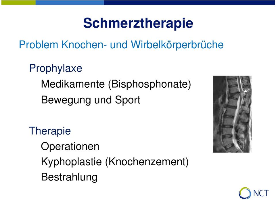 (Bisphosphonate) Bewegung und Sport