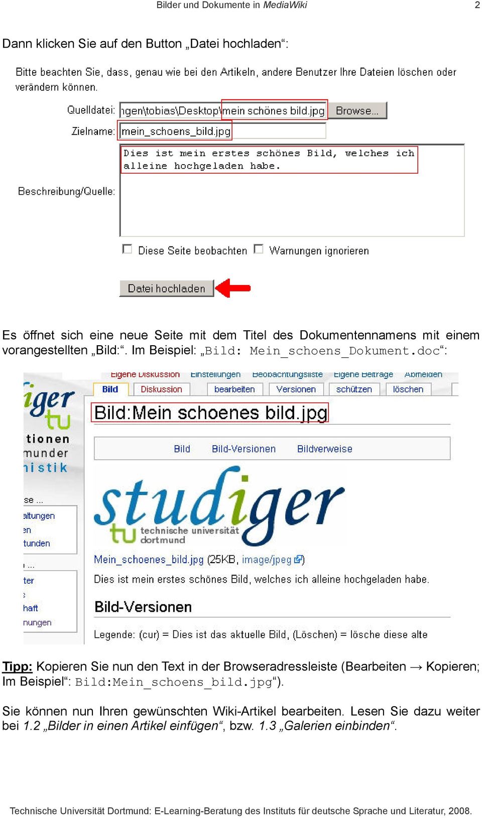 doc : Tipp: Kopieren Sie nun den Text in der Browseradressleiste (Bearbeiten Kopieren; Im Beispiel :