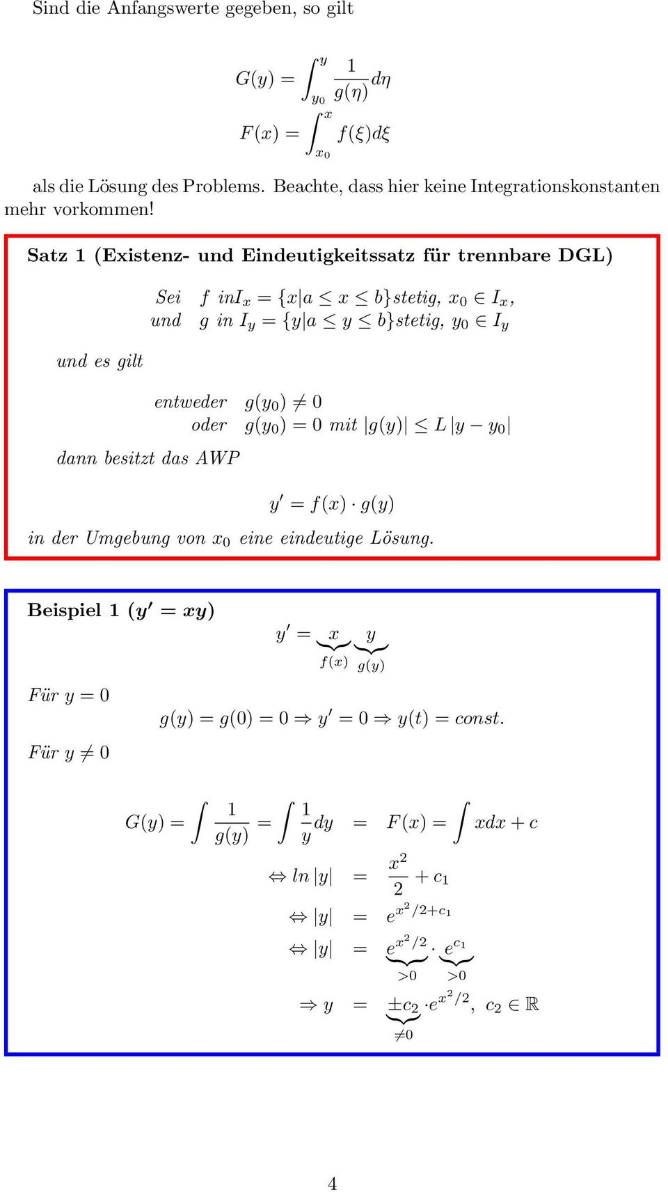 entweder g(y 0 ) 0 oder g(y 0 ) = 0 mit g(y) L y y 0 y = f(x) g(y) in der Umgebung von x 0 eine eindeutige Lösung.