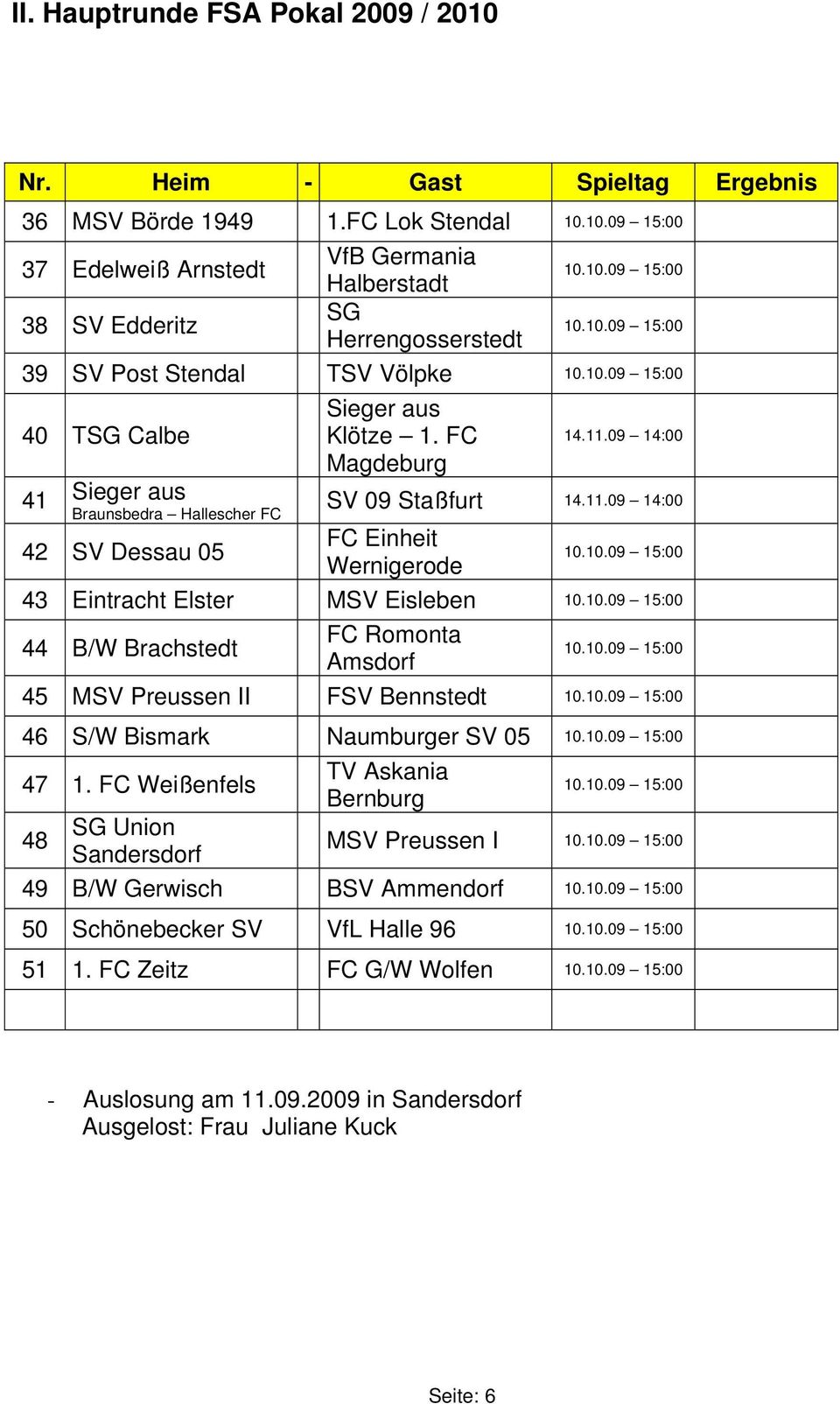 05 Sieger aus Klötze 1. FC Magdeburg 14.11.