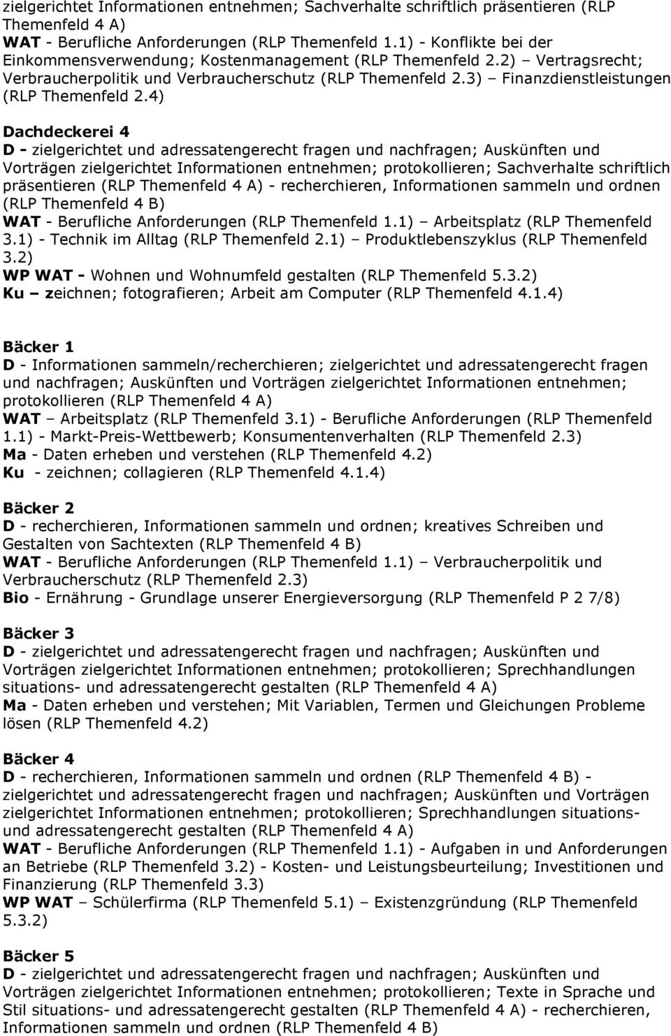 3) Finanzdienstleistungen (RLP Themenfeld 2.