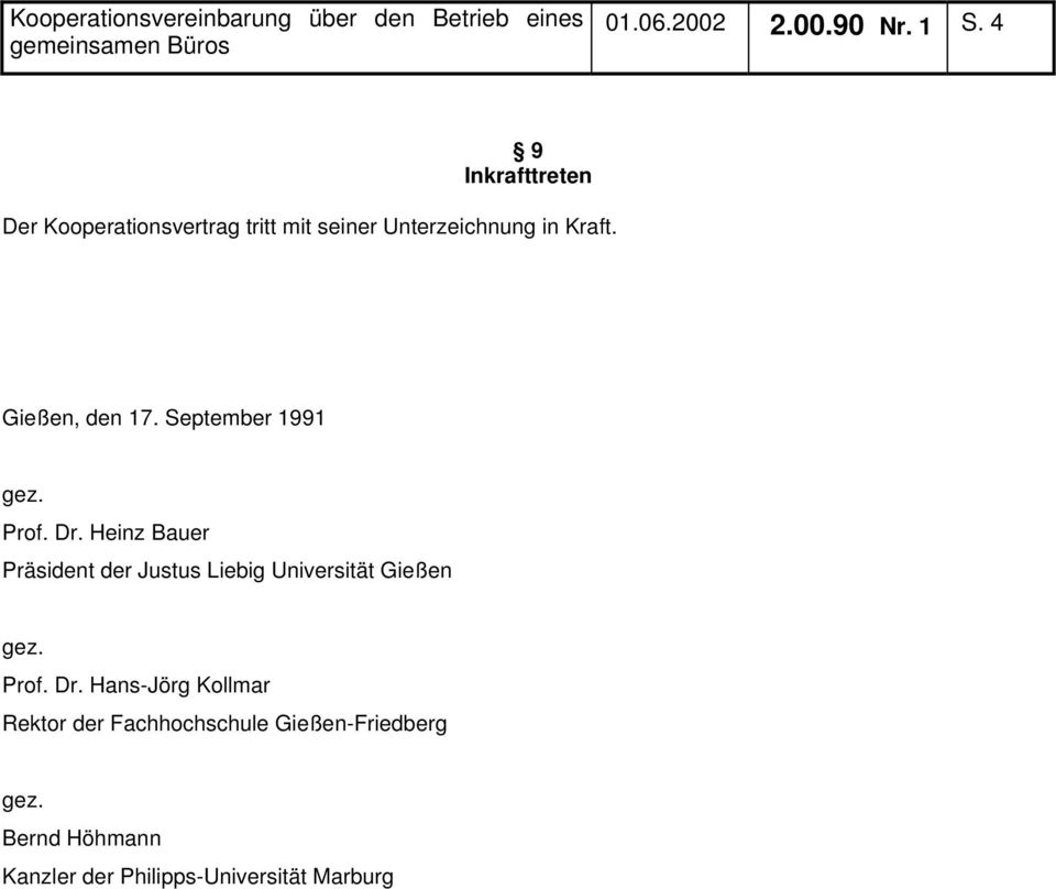 Gießen, den 17. September 1991 Prof. Dr.