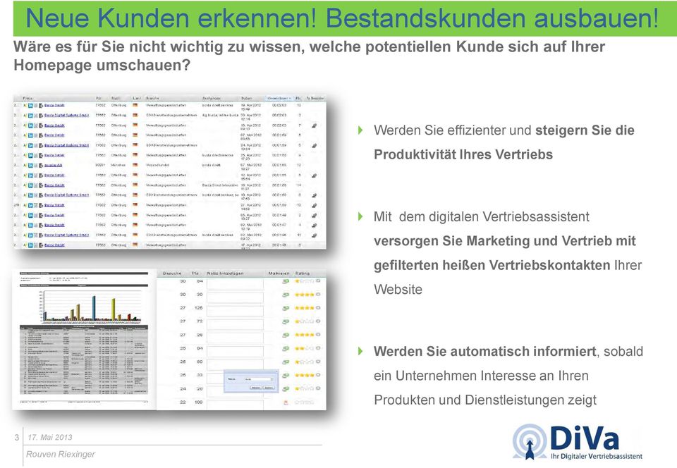 Werden Sie effizienter und steigern Sie die Produktivität Ihres Vertriebs Mit dem digitalen Vertriebsassistent