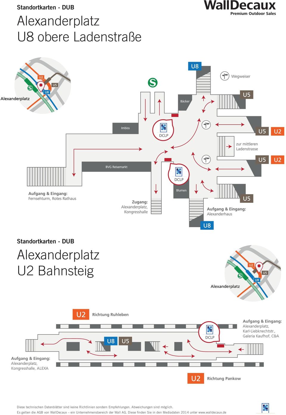 Aufgang & Eingang: Alexanderplatz, Karl-Liebknechtstr.