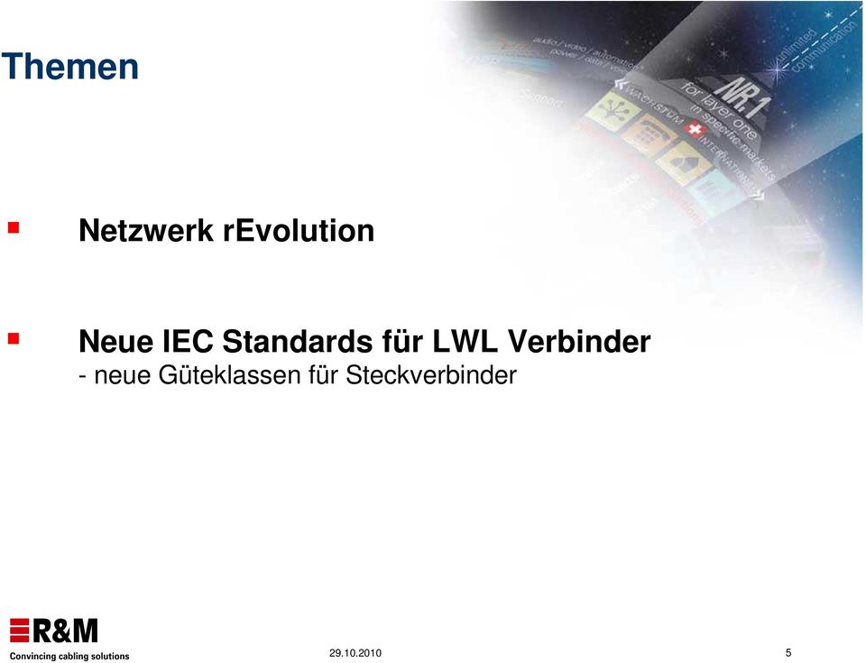 Standards für LWL