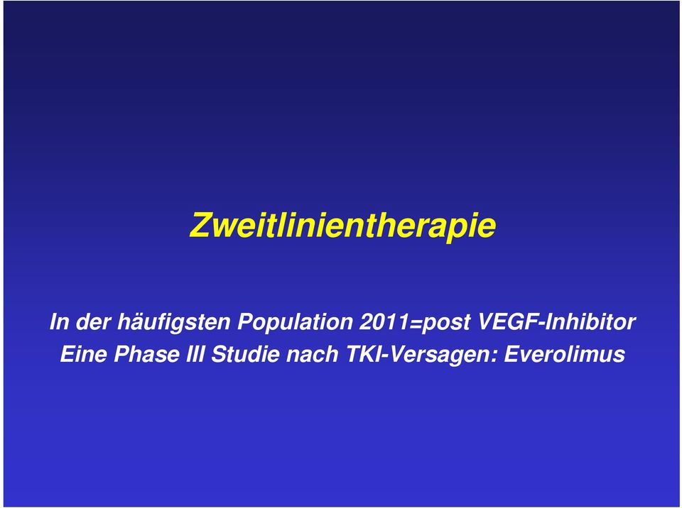 VEGF-Inhibitor Eine Phase III
