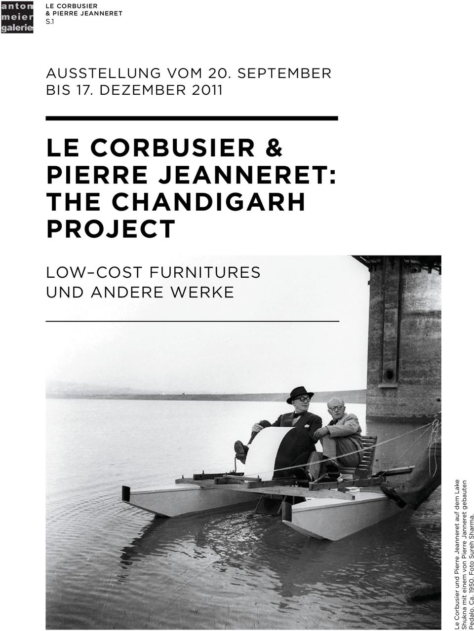 Low Cost Furnitures und andere Werke Le Corbusier und Pierre