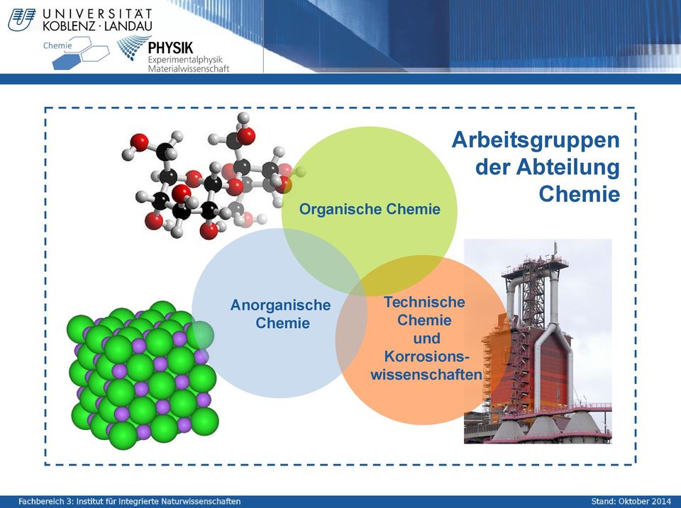 Arbeitsgruppen der Abteilung