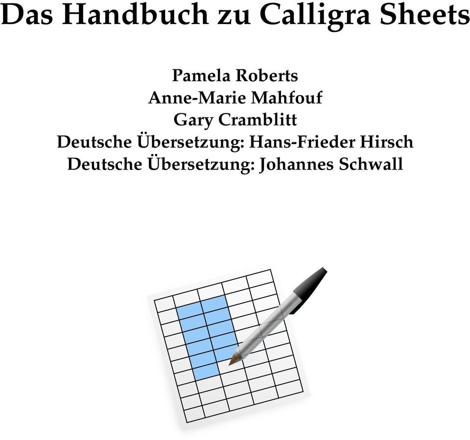 Übersetzung: Hans-Frieder Hirsch