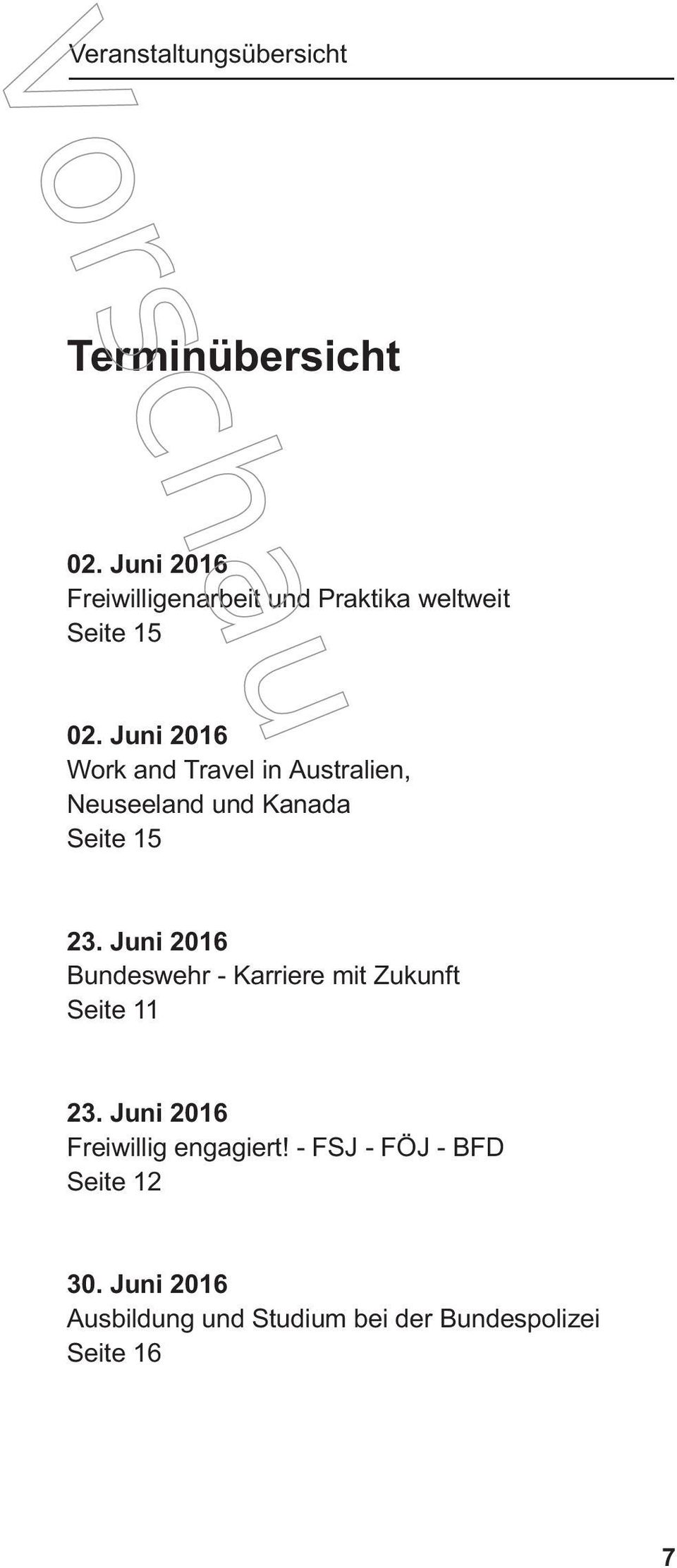 Juni 2016 Work and Travel in Australien, Neuseeland und Kanada Seite 15 23.