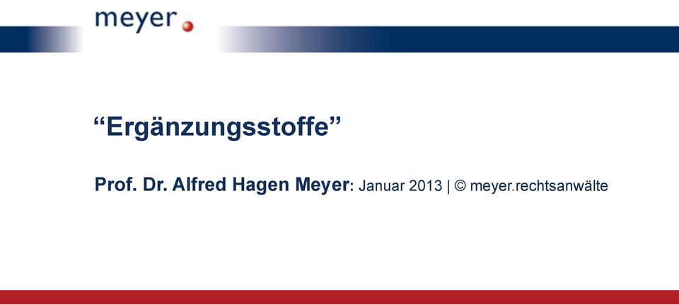Alfred Hagen Meyer:
