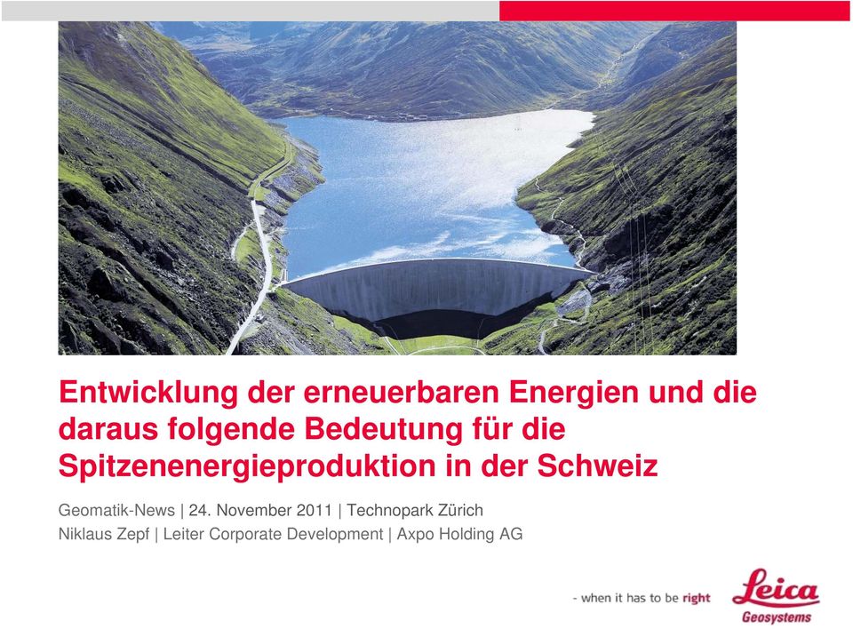 der Schweiz Geomatik-News 24.