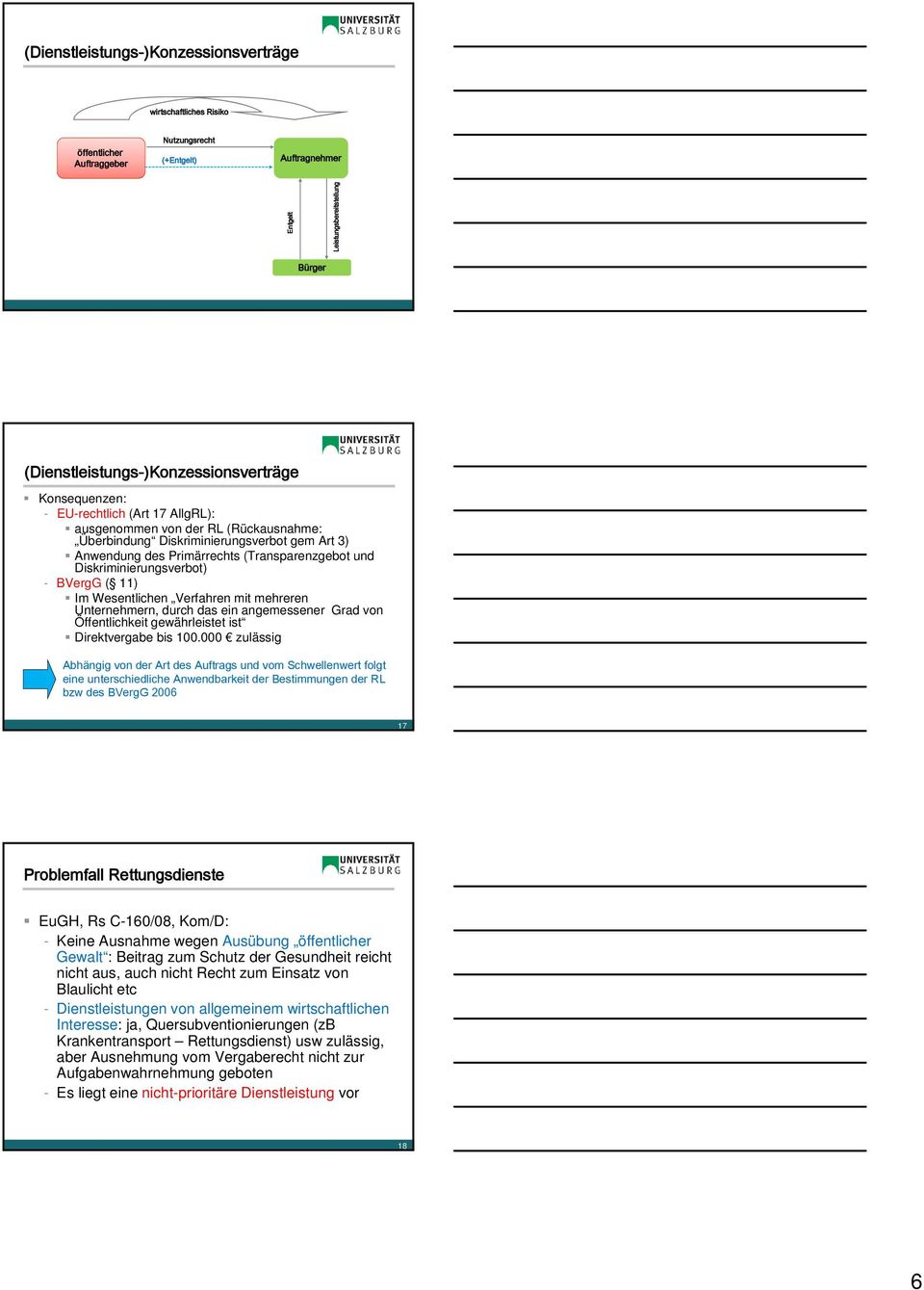 (Transparenzgebot und Diskriminierungsverbot) - BVergG ( 11) Im Wesentlichen Verfahren mit mehreren Unternehmern, durch das ein angemessener Grad von Öffentlichkeit gewährleistet ist Direktvergabe