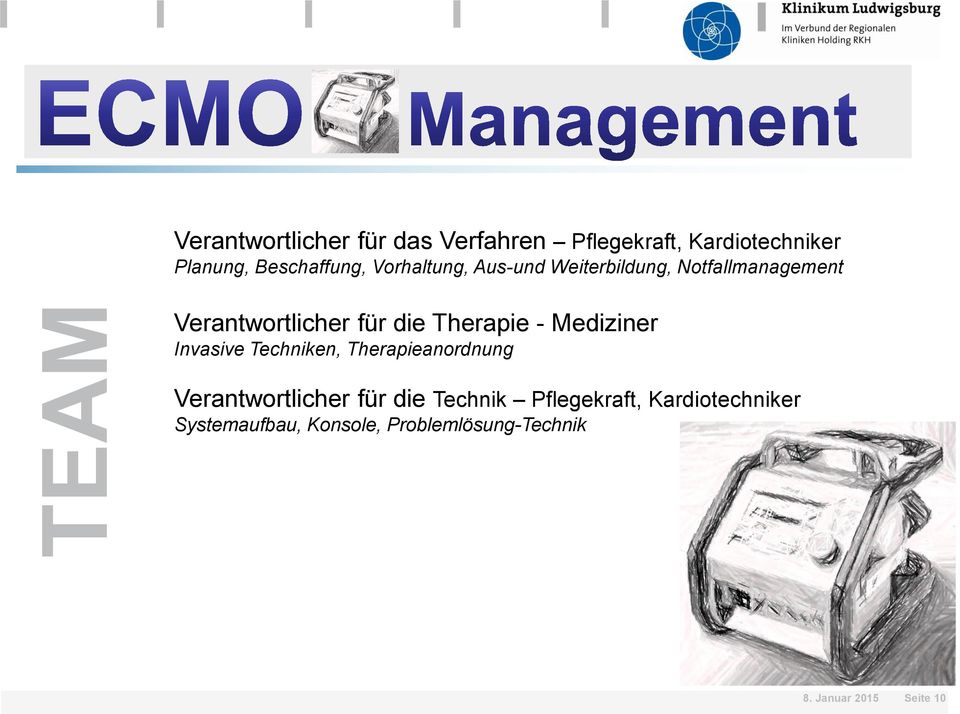 die Therapie - Mediziner Invasive Techniken, Therapieanordnung Verantwortlicher für