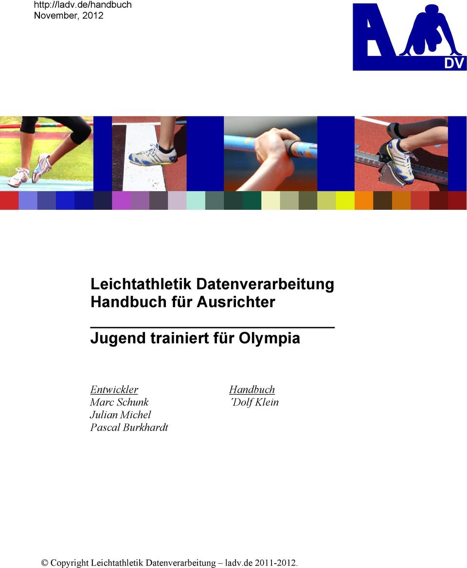 Handbuch für Ausrichter Jugend trainiert für Olympia Entwickler