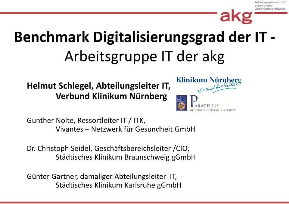 Netzwerk für Gesundheit GmbH Dr.