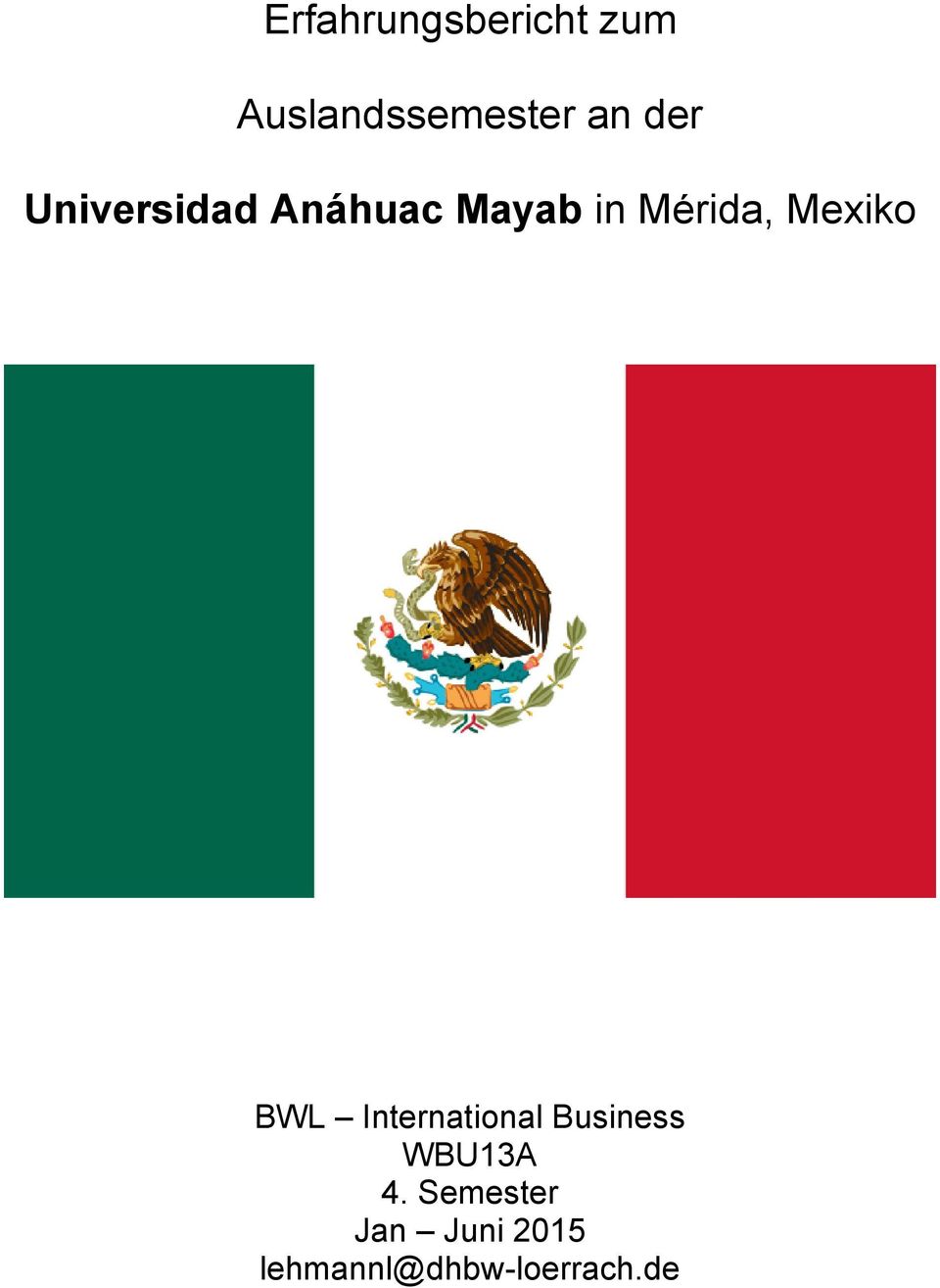 Mexiko BWL International Business WBU13A 4.