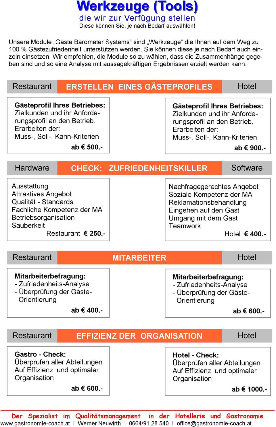 Wir empfehlen, die Module so zu wählen, dass die Zusammenhänge gegeben sind und so eine Analyse mit aussagekräftigen Ergebnissen erzielt werden kann.