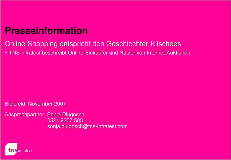 Online-Einkäufer und Nutzer von -Auktionen - Bielefeld,