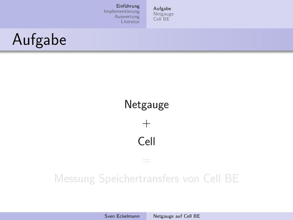 Netgauge + Cell =