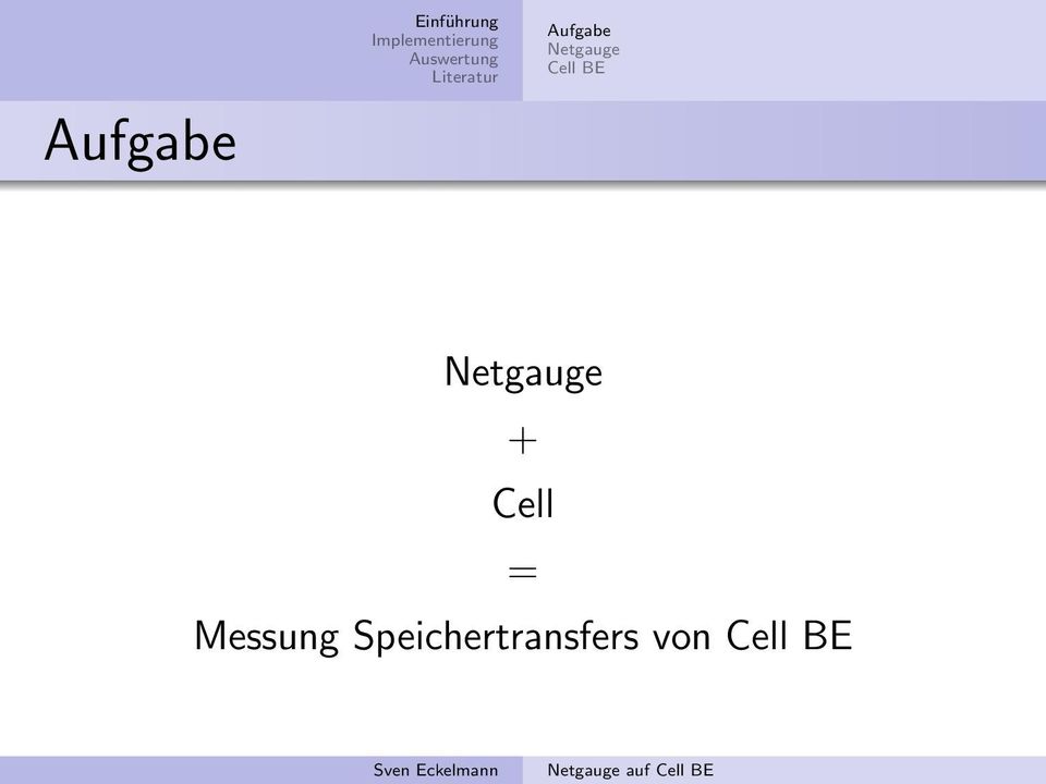 Netgauge + Cell =