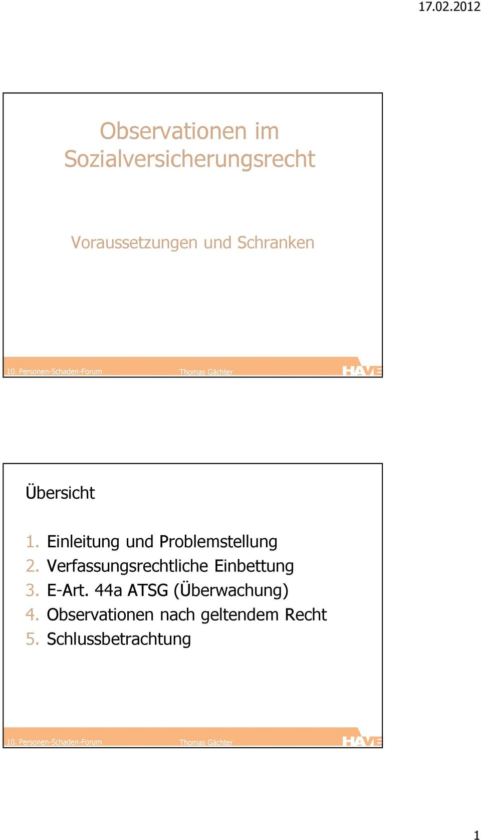 Einleitung und Problemstellung 3. E-Art.