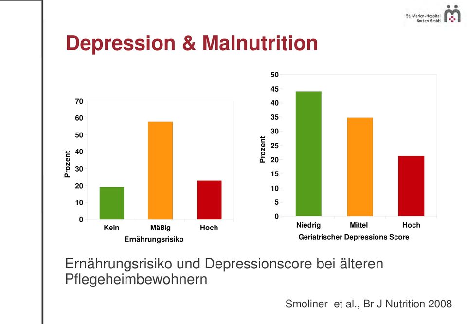 Hoch Geriatrischer Depressions Score Ernährungsrisiko und