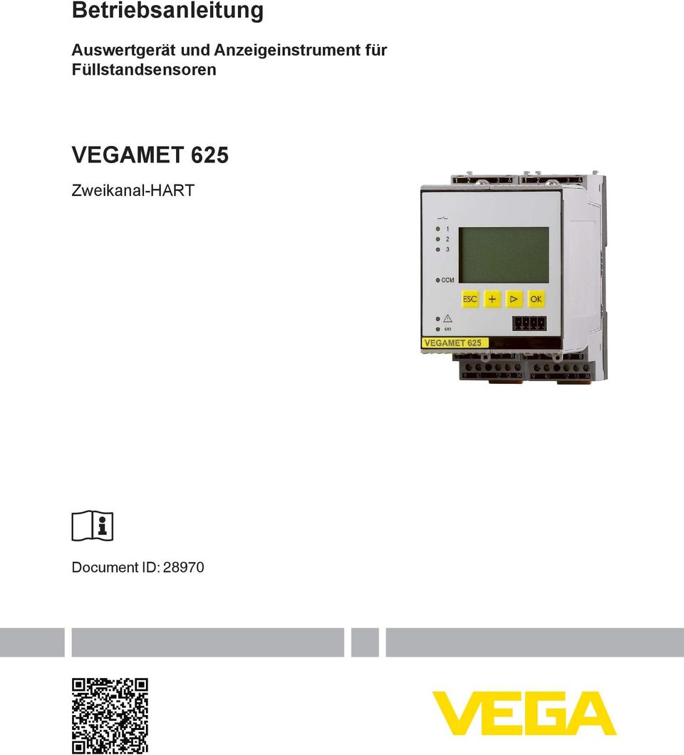 Vegamet 509Z Mikroprozessorgesteuertes Auswertgerät für Füllstandsmessung NEUWAR 