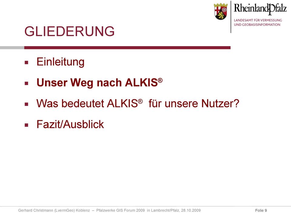 bedeutet ALKIS für unsere