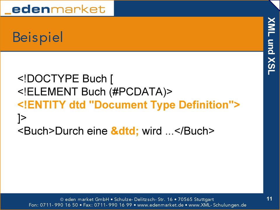 ENTITY dtd "Document Type