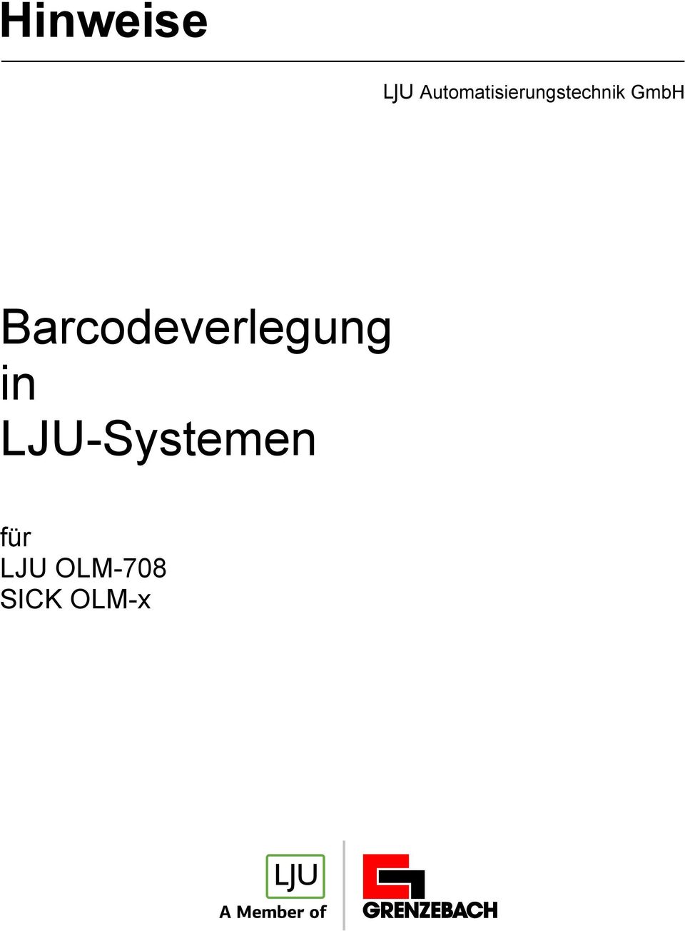 GmbH Barcodeverlegung in