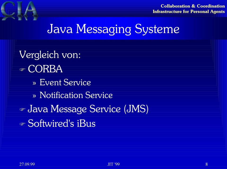 Notification Service Java Message