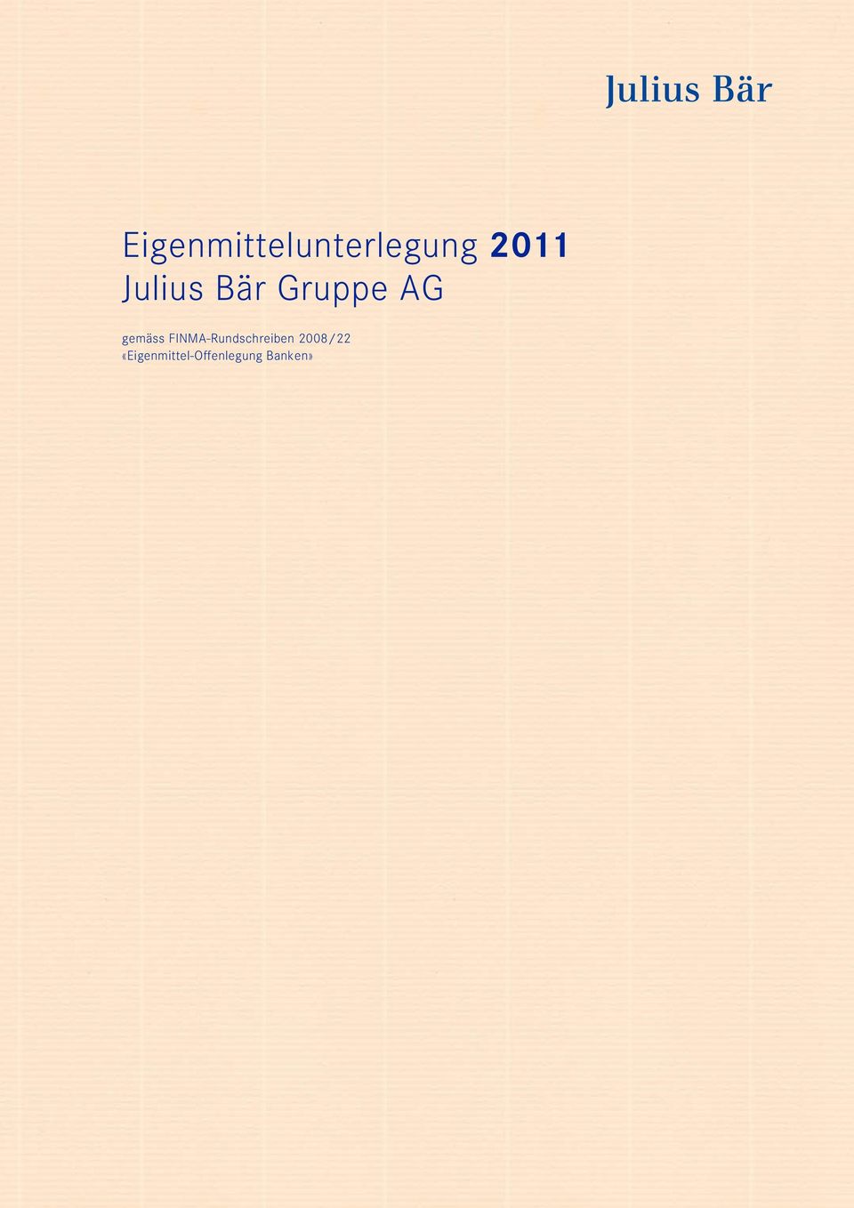 FINMA-Rundschreiben 2008/22
