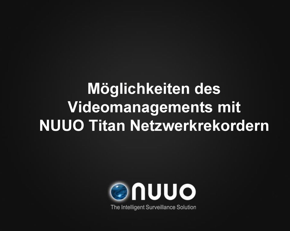 Videomanagements