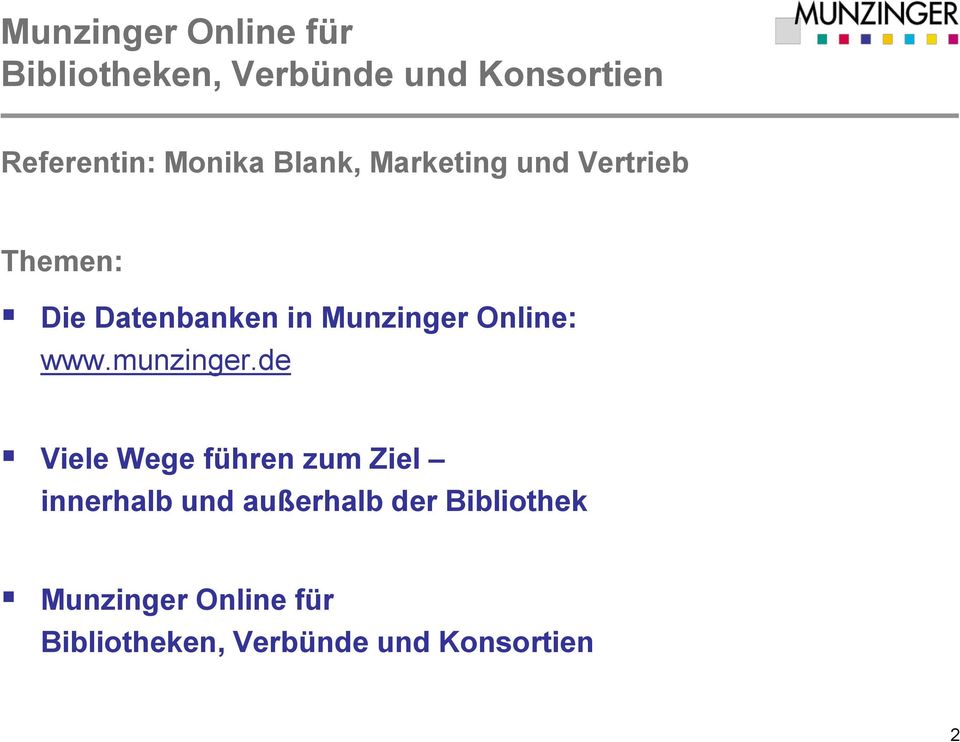 Online: www.munzinger.