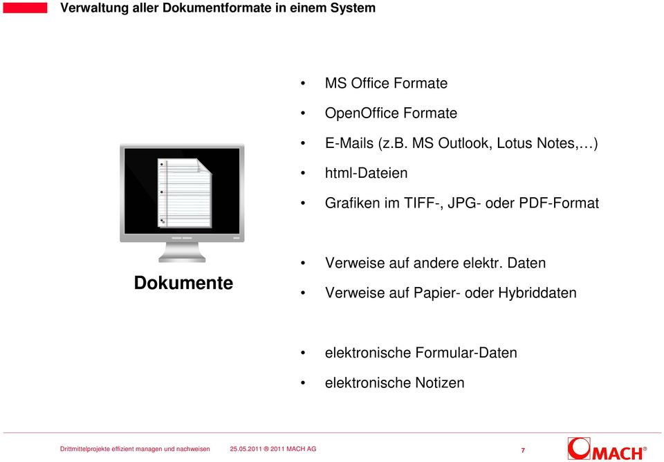 MS Outlook, Lotus Notes, ) html-dateien Grafiken im TIFF-, JPG- oder