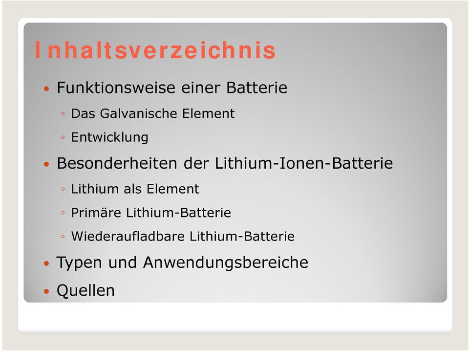 Lithium-Ionen-Batterie Lithium als Element Primäre