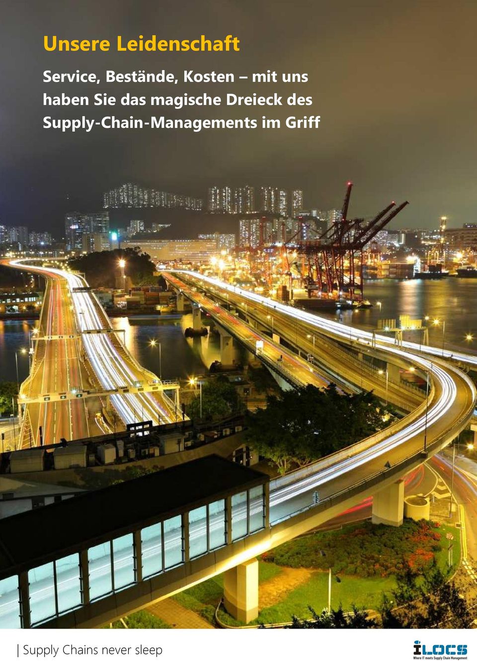Dreieck des Supply-Chain-Managements