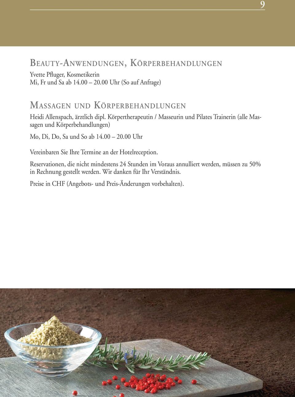 Körpertherapeutin / Masseurin und Pilates Trainerin (alle Massagen und Körperbehandlungen) Mo, Di, Do, Sa und So ab 14.00 20.