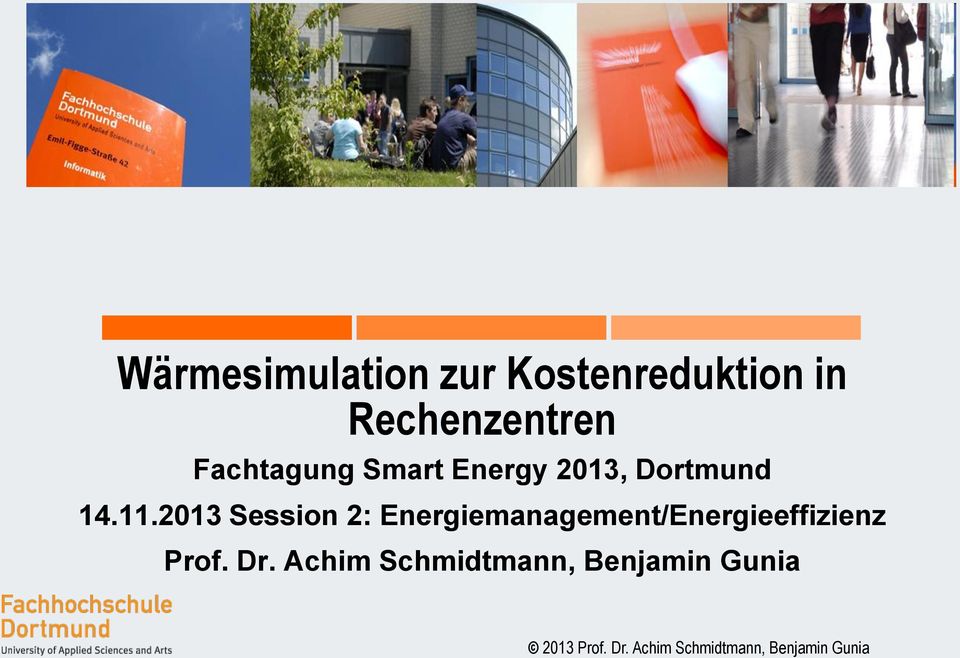2013 Session 2: Energiemanagement/Energieeffizienz Prof.