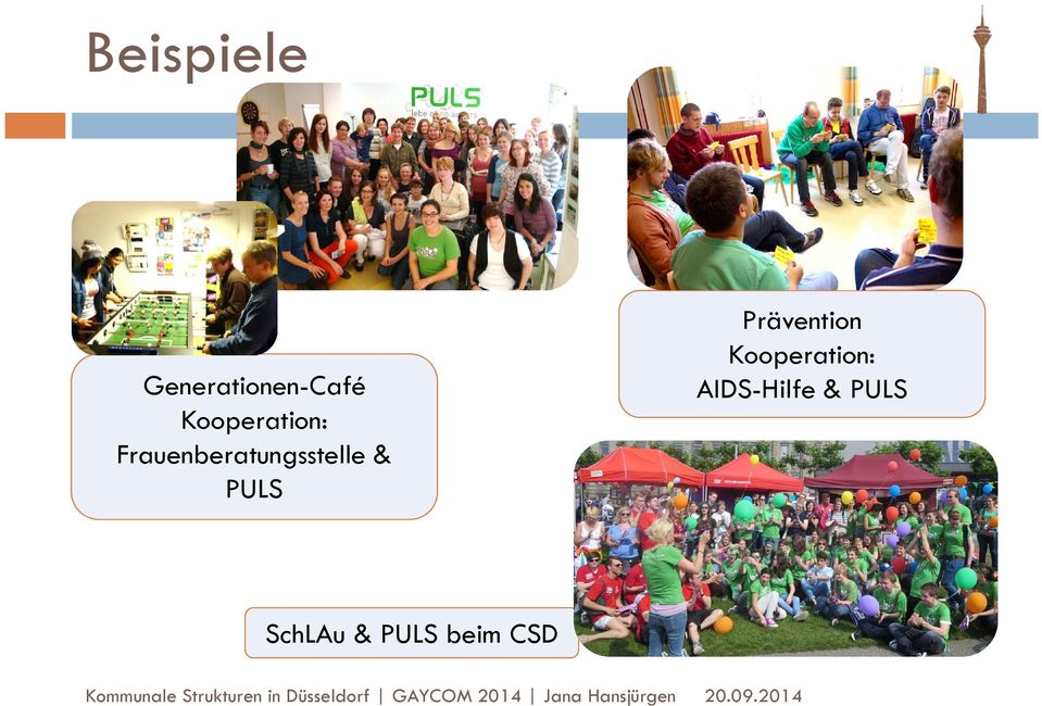 Kooperation: AIDS-Hilfe & PULS SchLAu & PULS beim
