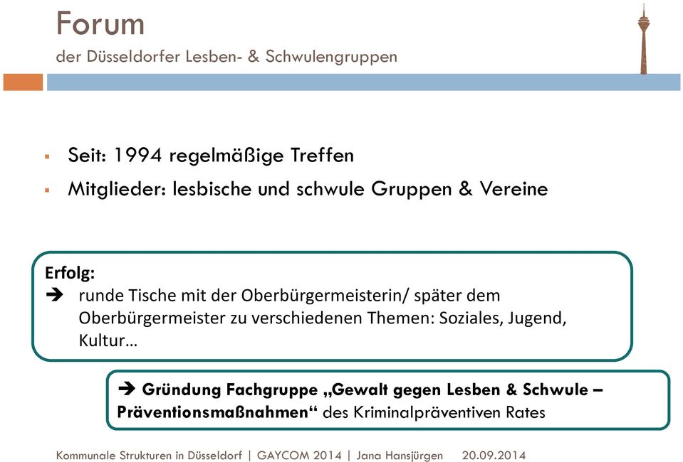 Oberbürgermeisterin/ später dem Oberbürgermeister zu verschiedenen Themen: Soziales,