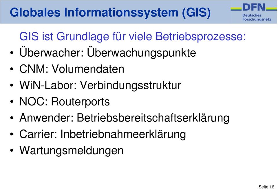 WiN-Labor: Verbindungsstruktur NOC: Routerports Anwender: