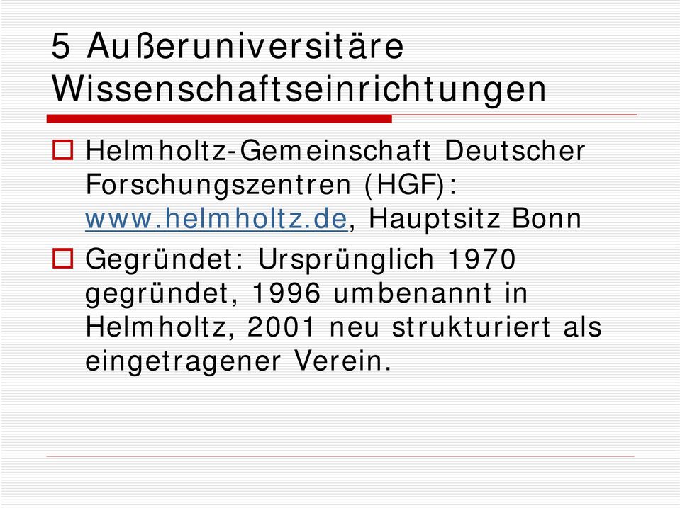 de, Hauptsitz Bonn Gegründet: Ursprünglich 1970