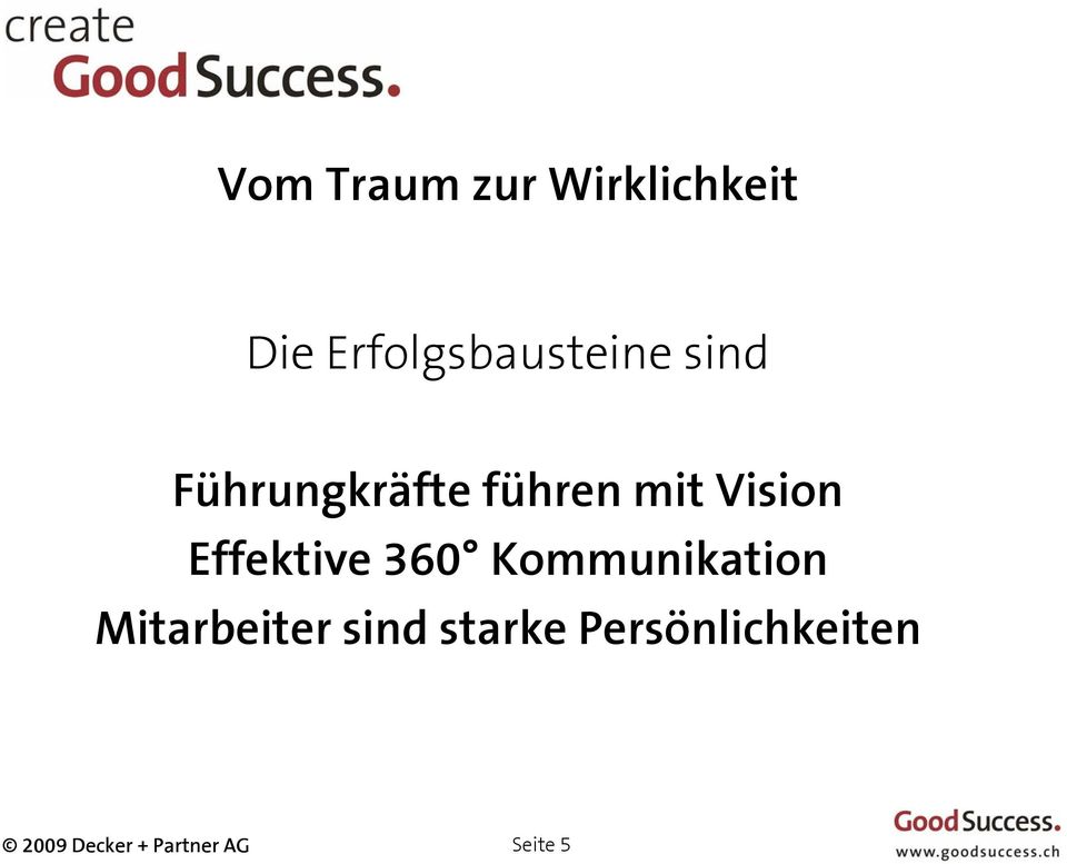Vision Effektive 360 Kommunikation Mitarbeiter