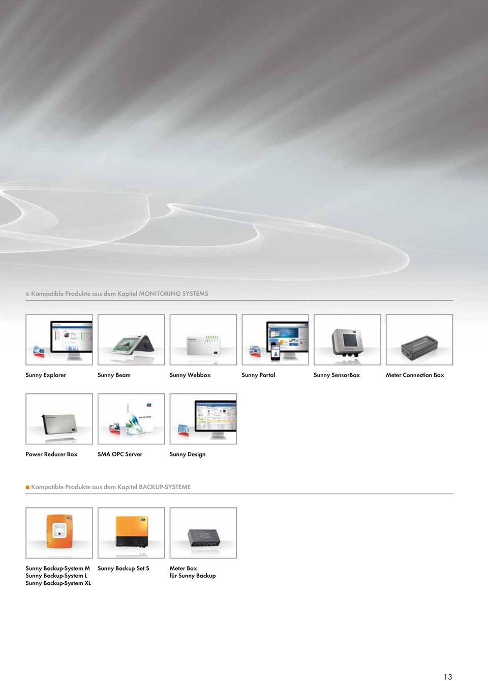 Server Sunny Design Kompatible Produkte aus dem Kapitel BACKUP-SYSTEME Sunny