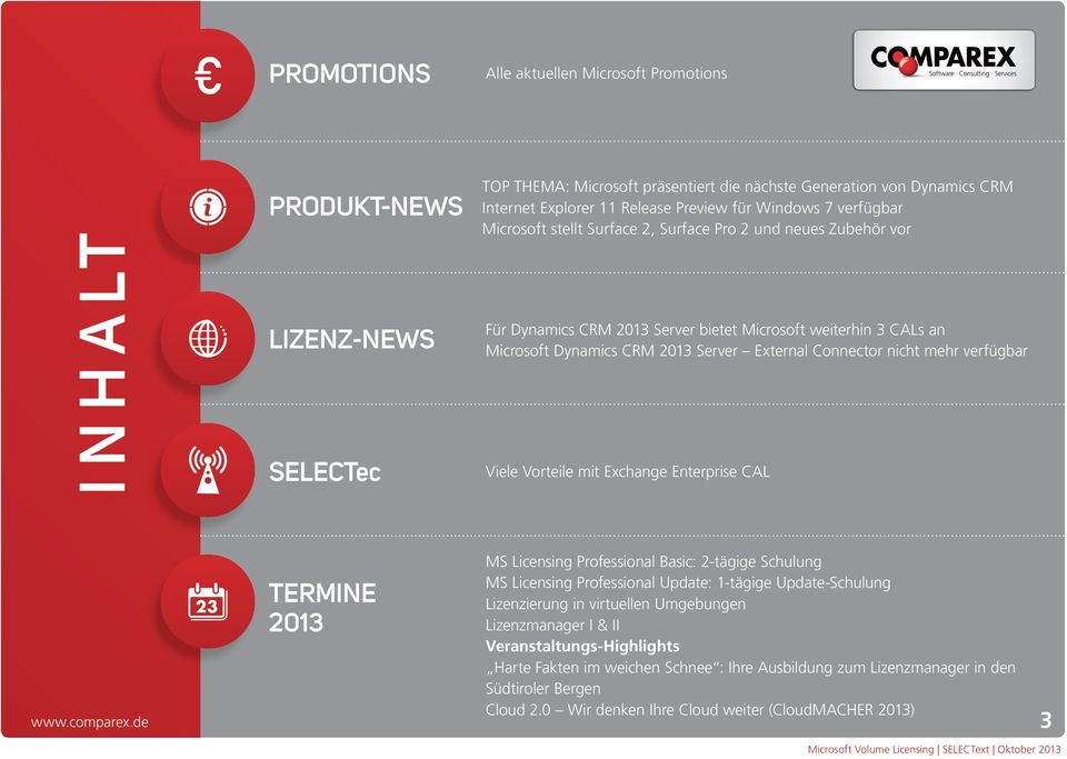 Connector nicht mehr verfügbar Viele Vorteile mit Exchange Enterprise CAL www.comparex.