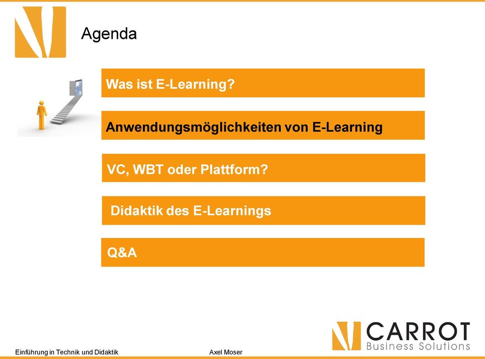 E-Learning VC, WBT oder