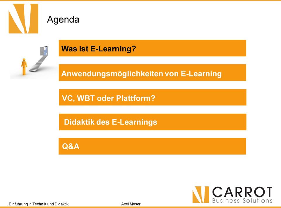 E-Learning VC, WBT oder