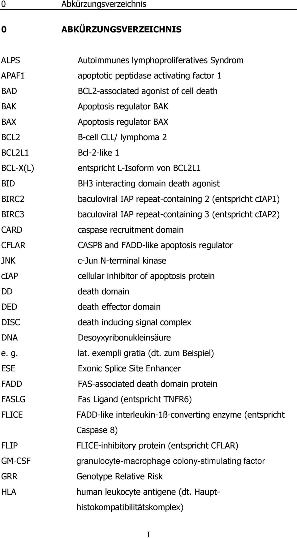 repeat-containing 2 (entspricht ciap1) BIRC3 baculoviral IAP repeat-containing 3 (entspricht ciap2) CARD caspase recruitment domain CFLAR CASP8 and FADD-like apoptosis regulator JNK c-jun N-terminal